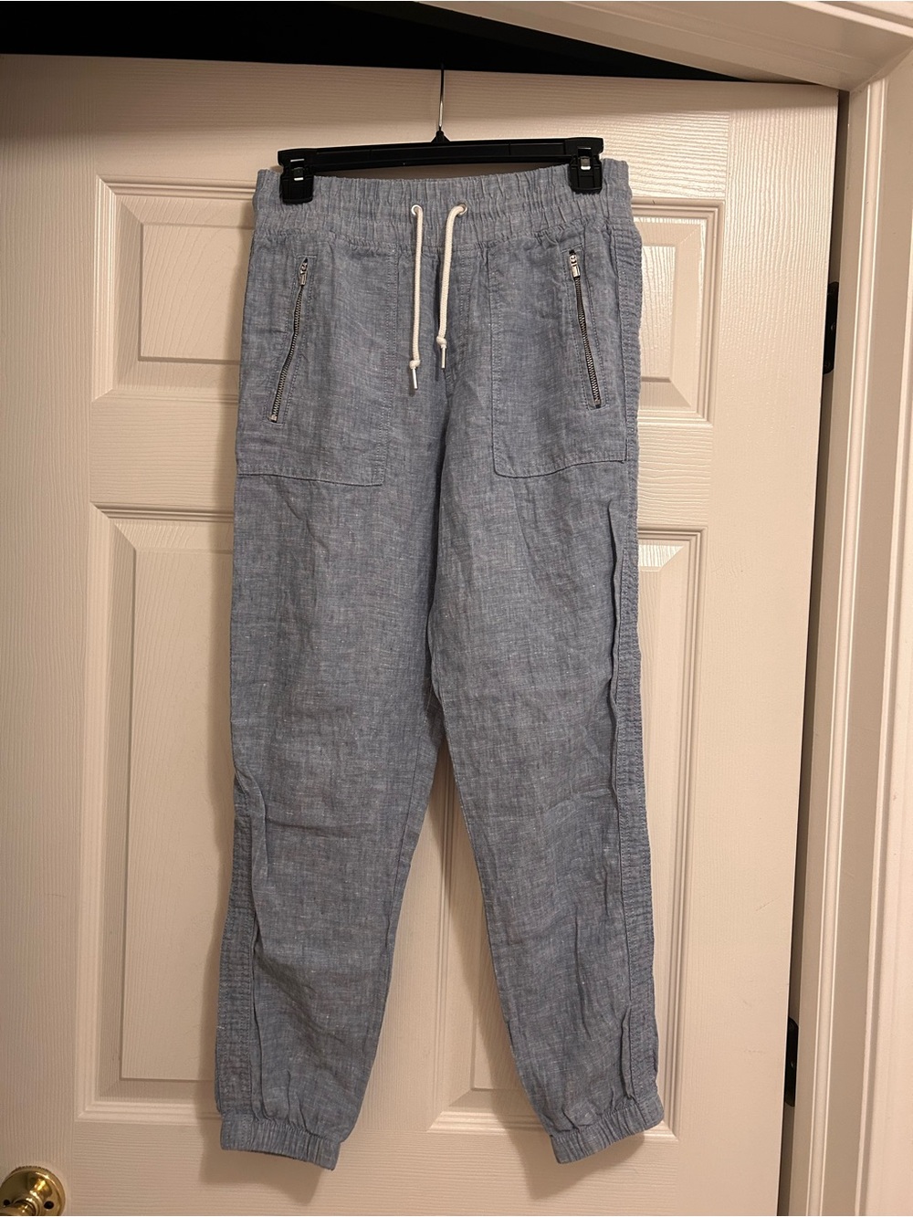 Athleta chambray linen joggers